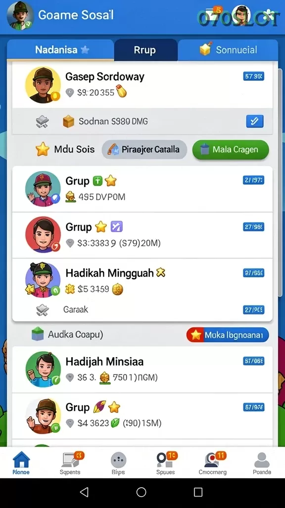 Cuplikan layar WINTOTO69 — aktivitas